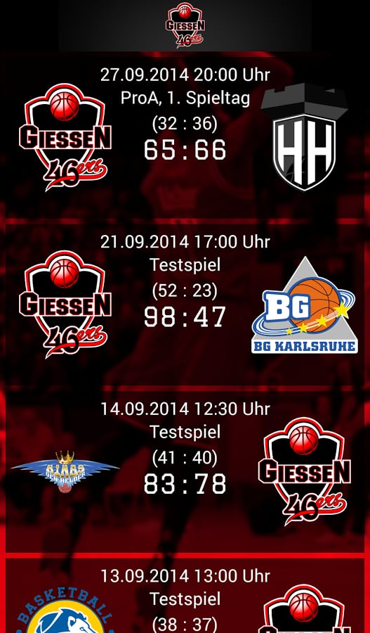 GIESSEN 46ers截图3