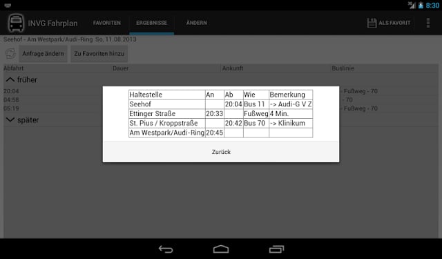 INVG Fahrplan (inoffiziell)截图5