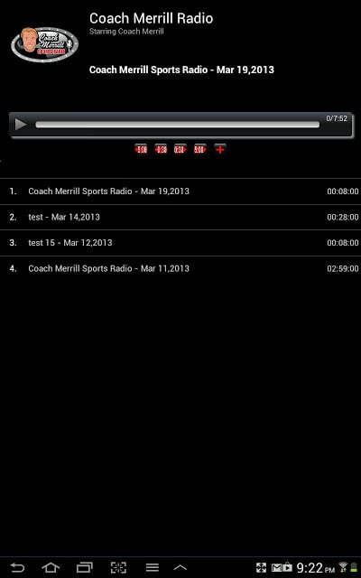 Coach Merrill Radio截图2