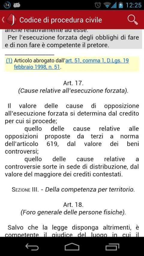 Codici di Diritto Processuale FREE截图2