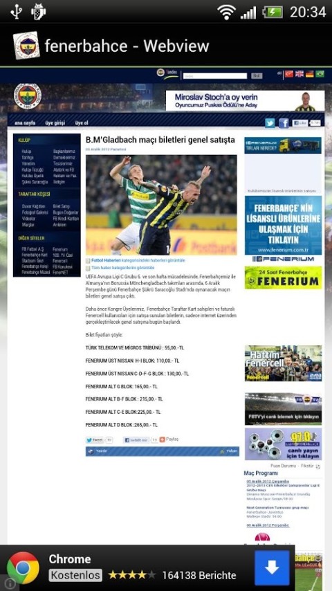 Unofficial Fenerbahce Widget截图3