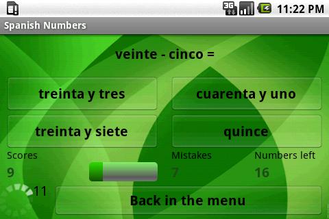 Learn Spanish Numbers Free截图3