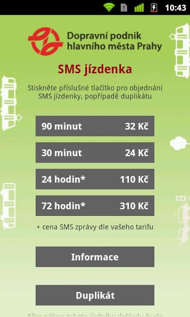 SMS Praha截图1