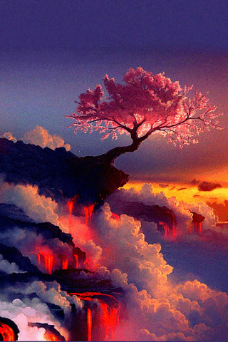 Fantasy Lava Tree LWP截图2