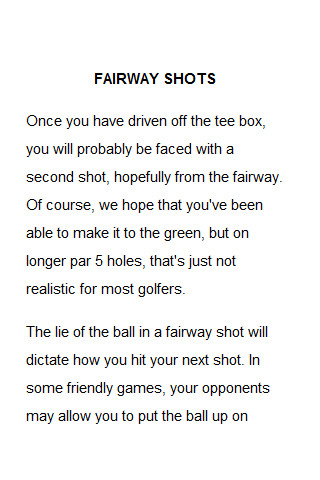 Golf Tips截图3