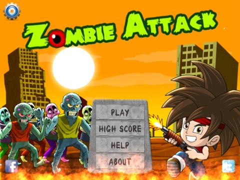 Zombie Attack Arcade Pro Game截图1