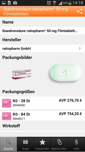 ratiopharm Arzneimittel App截图4