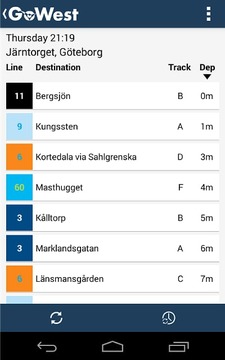 GoWest - V&auml;sttrafik截图