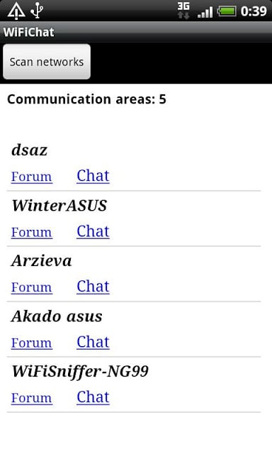 WiFi Chat截图2