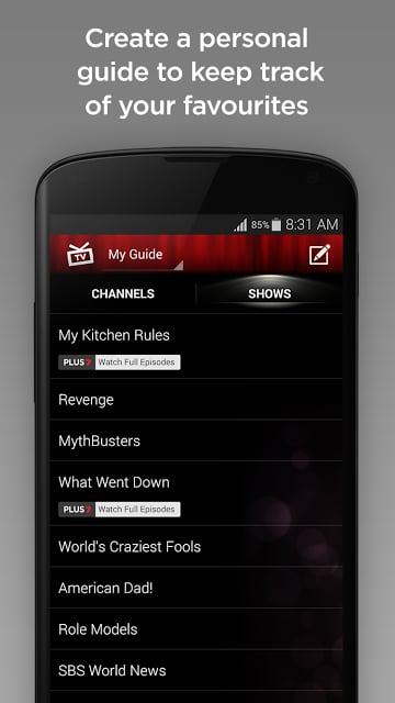 Yahoo7 TV Guide截图1