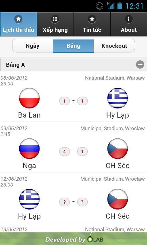 Lịch Euro2012截图2