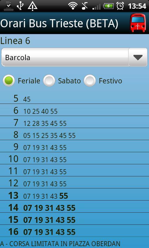 Orari Bus Trieste (BETA)截图2