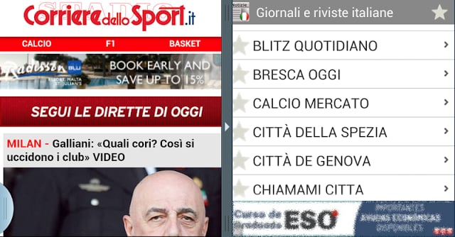 Giornali e riviste italiane截图1