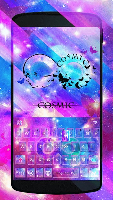 Cosmic Star Emoji KikaKeyboard截图1