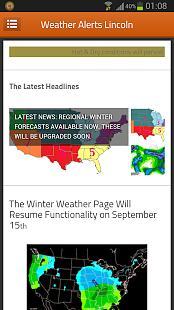 Weather Alerts Lincoln截图2
