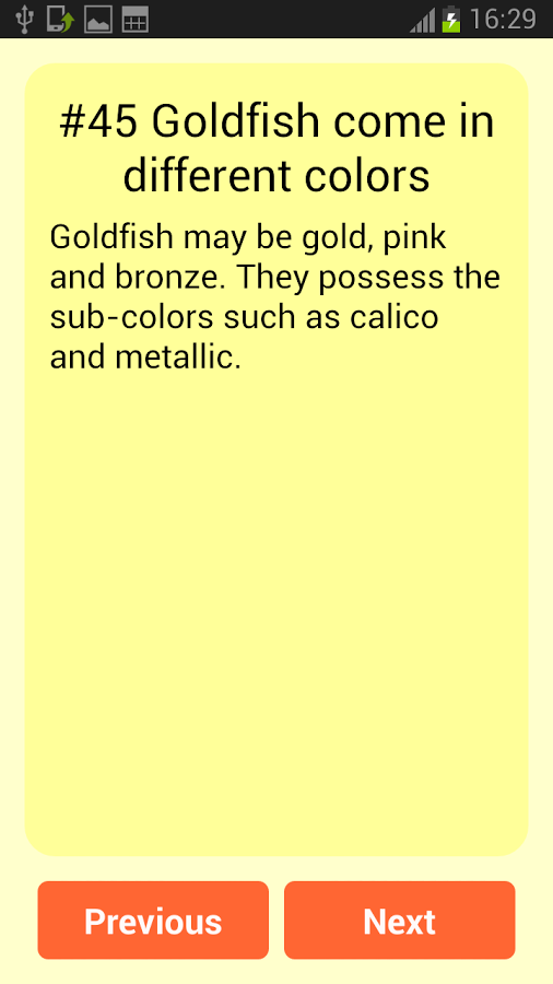 Amazing Goldfish Facts截图3