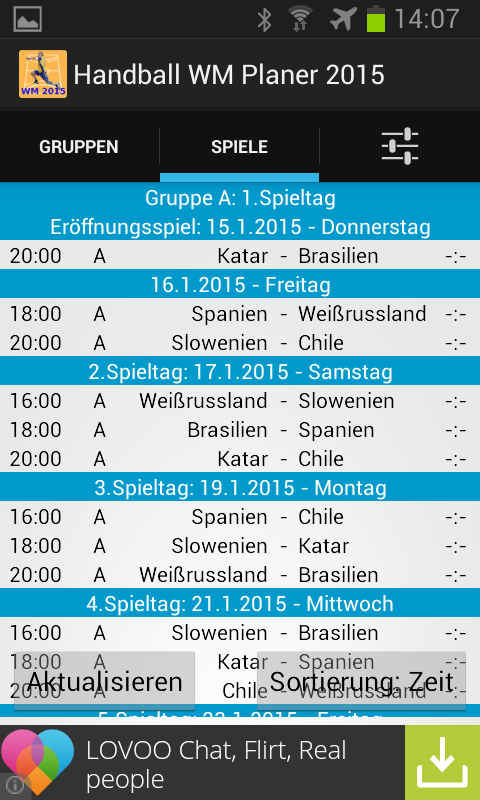 Handball WM Planer 2015截图2