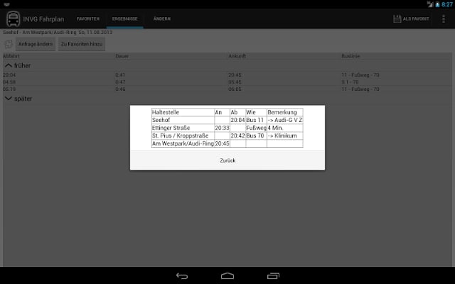 INVG Fahrplan (inoffiziell)截图3