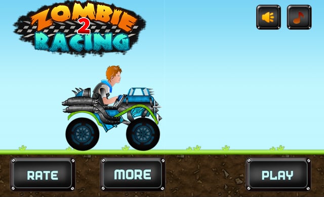 Zombie Hill Racing 2截图1