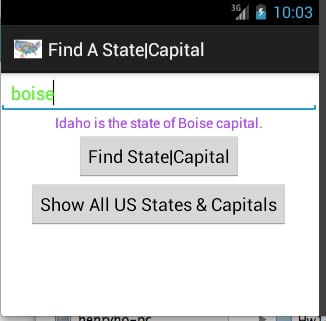US States and Capitals截图3