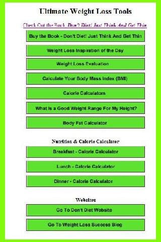 Ultimate Weight Loss Tools截图2