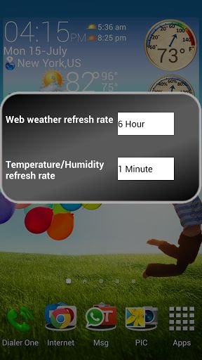 S4 Weather &Temperature Widget截图5
