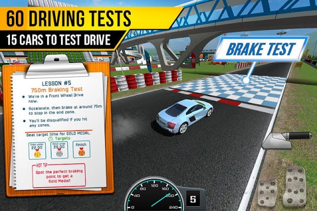 Driving School Test Car Racing截图5