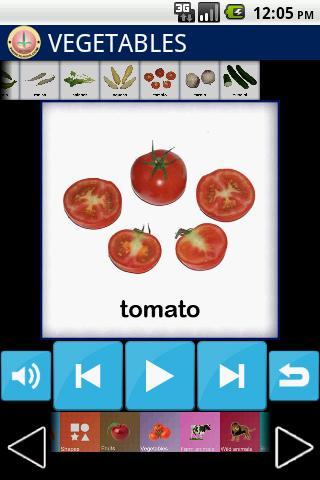 KIDS ABC - VEG 12 FLASH CARDS截图2