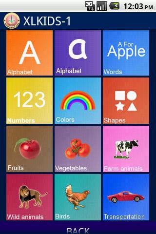 KIDS ABC - VEG 12 FLASH CARDS截图1