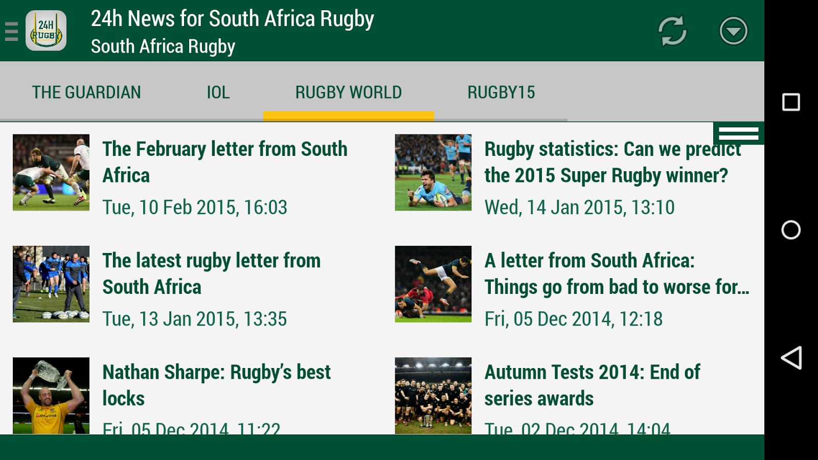 South Africa Rugby 24h截图3