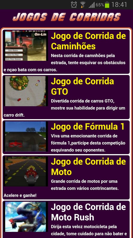 Jogos de corrida截图1