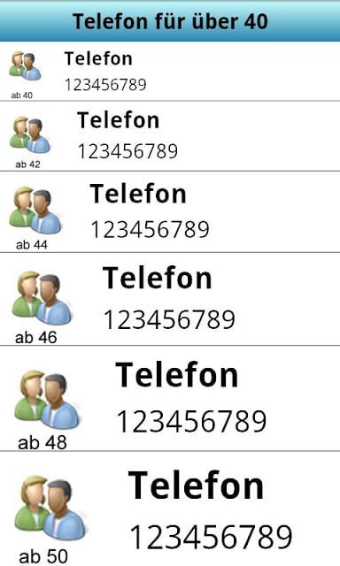 Telefon f&uuml;r &uuml;ber 40截图2