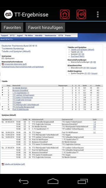 Table Tennis Results 4.0截图6