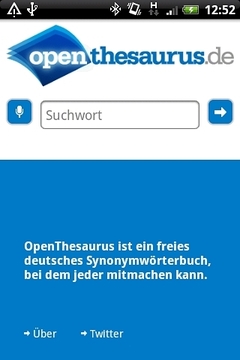 OpenThesaurus.de截图