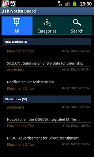 IITR Notice Board截图4