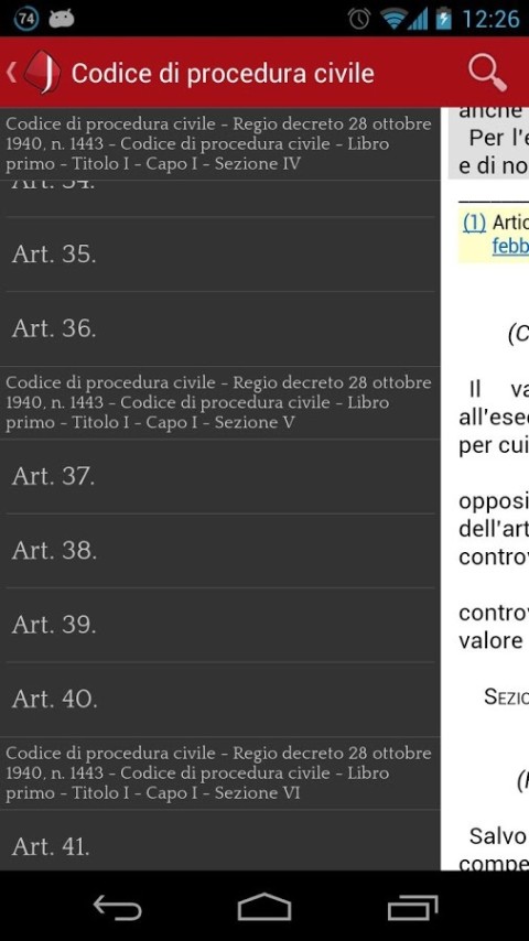 Codici di Diritto Processuale FREE截图3