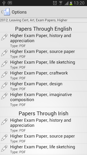 Leaving/Junior Cert Past Papers截图3