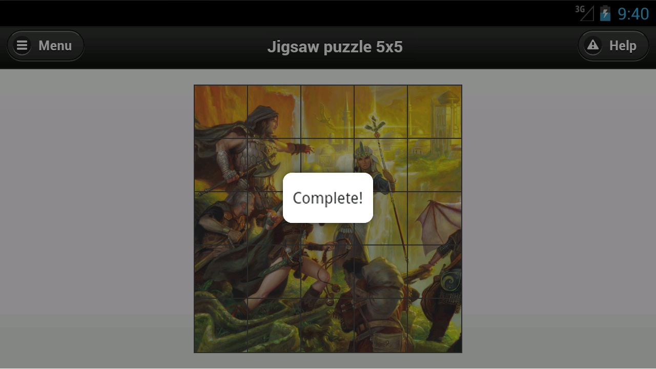 Jigsaw puzzle 5x5截图3