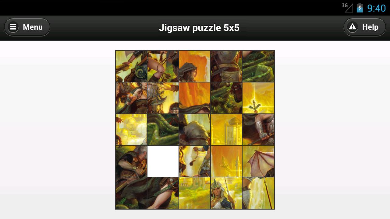 Jigsaw puzzle 5x5截图5