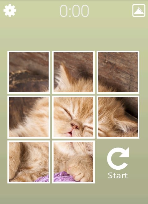 Lovely Cat Sliding Puzzl...截图1