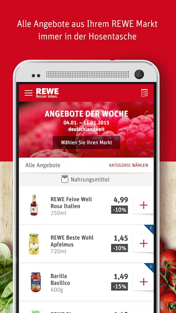 REWE – Einkaufsliste, Angebote截图2