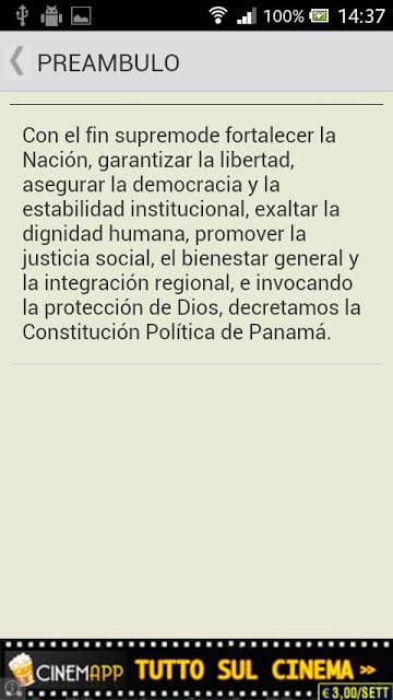 CONSTITUCI&Oacute;N DE PANAM&Aacute;截图5