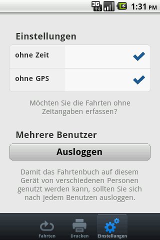 KFZ-Fahrtenbuch Mobile 4截图1