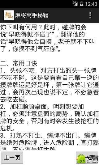 麻将高手秘籍截图3