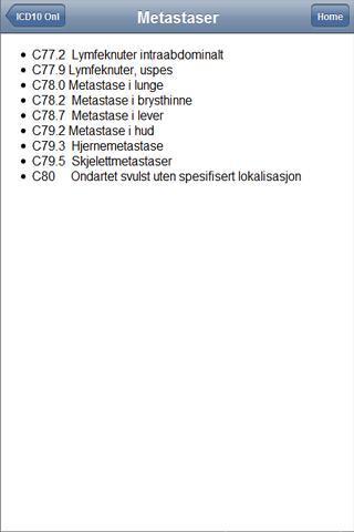 ICD-10 Onkologi截图3