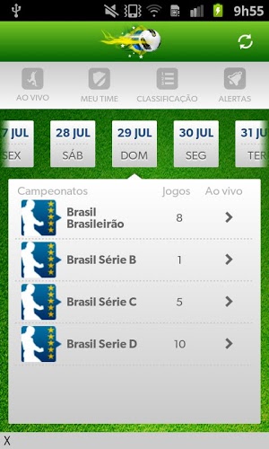 Hora do Gol, Futebol do Brasil截图1