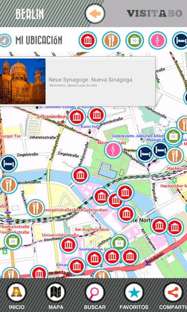 Berl&iacute;n mapa offline gratis截图7