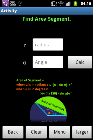 Geometry Calculator Formulas截图4