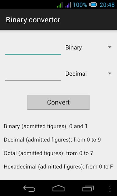 Binary convertor截图2