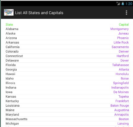 US States and Capitals截图4